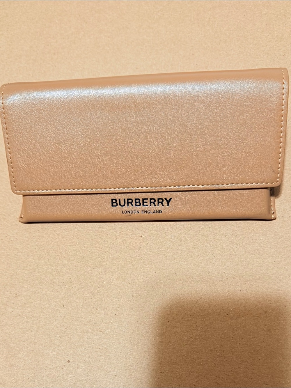 Burberry Tan Leather Case
